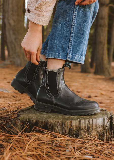 Buy #1448 Black Leather Chelsea Boots | Blundstone Official