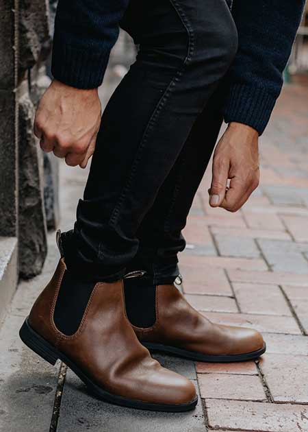 Buy #1900 Chestnut Leather Chelsea Boots | Blundstone UK