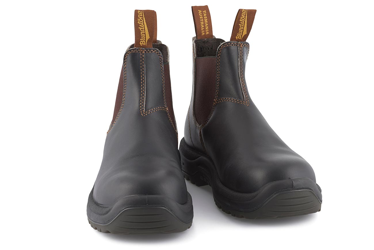 Buy 192 Brown Leather Safety Boots Blundstone Official